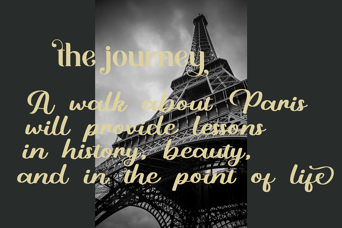 Fallen danilla, a Script Font by BearyType Studio (Photo 4 of 7)