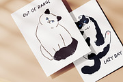 Cute funny cats, doodle drawings set, an Animal Illustration by Good Studio (Thumbnail 8 of 8)