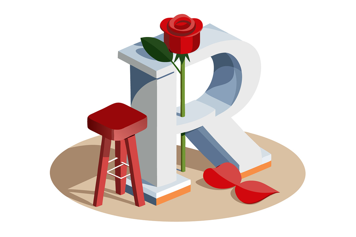 A-Z 3D Alphabet with Cute Character, a Graphic by Creative_View (Photo 3 of 28)