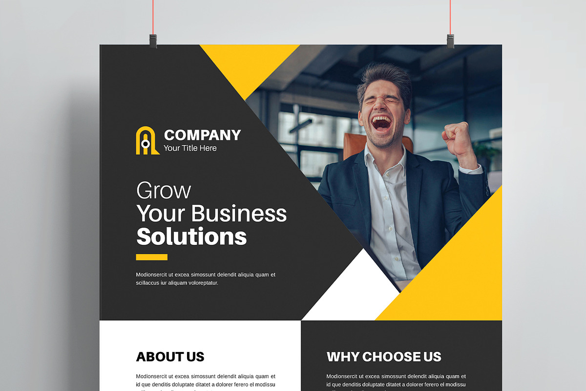 Corporate Flyer Design Layout, a Flyer Template by MightyDesign (Photo 2 of 8)