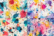 20 Seamless Grunge Color Splashes, a Pattern Graphic by Nordic Design (Thumbnail 5 of 9)