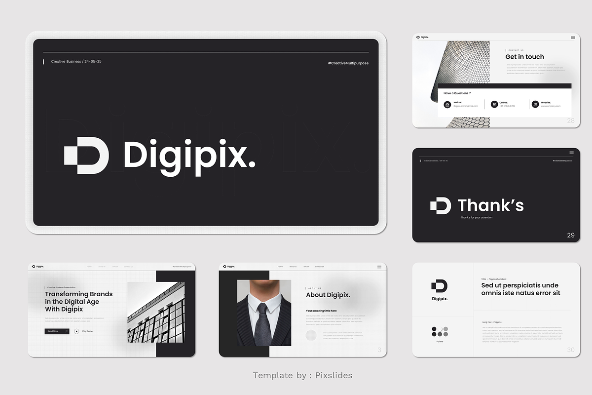 Creative Business PowerPoint, a Presentation Template by Pixslides (Photo 3 of 5)