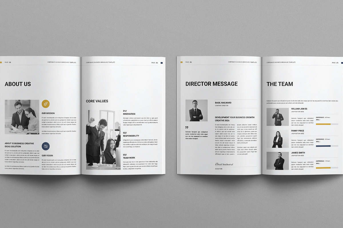 Business Brochure Template, a Brochure Template by E-Type (Photo 3 of 7)