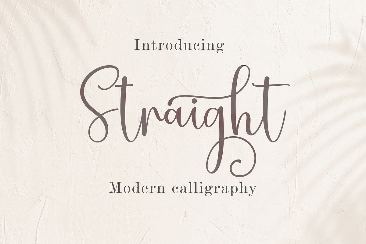 Straight, a Script Font by Amarlettering (Photo 1 of 6)