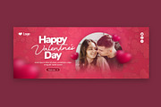 Happy Valentine's Day Facebook Cover, a Social Media Template by Saman Osama (Thumbnail 2 of 3)