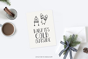 Joyeux Christmas font & clipart, a Sans Serif Font by Angele Kamp (Thumbnail 4 of 8)