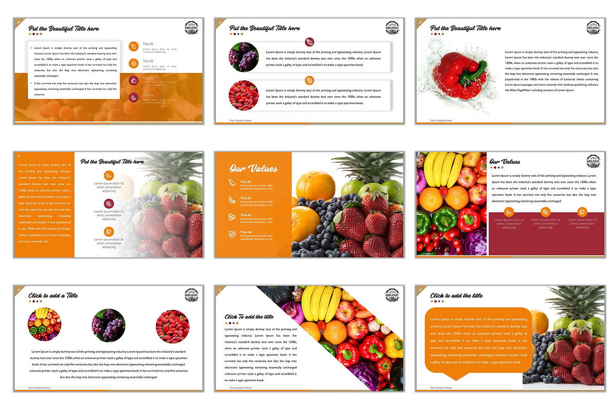 [PPTX] Food PowerPoint Presentation, a Presentation Template by litoondev (Photo 17 of 27)