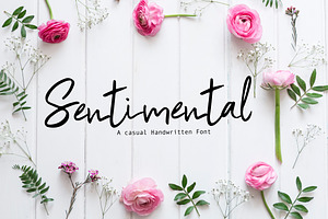 Sentimental Script Font