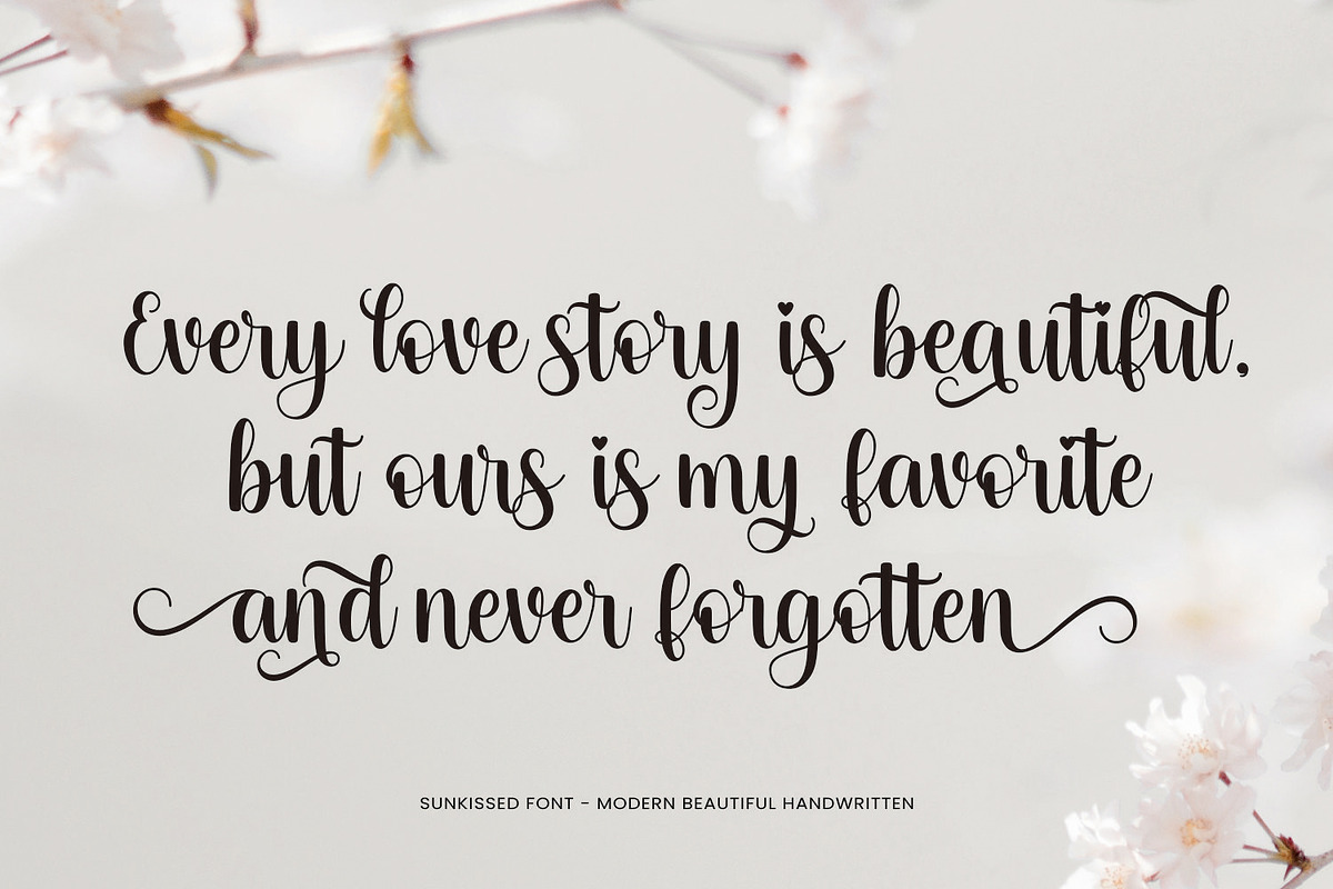 Sunkissed, a Script Font by Mozatype (Photo 6 of 11)
