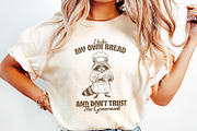 Bake My Own Bread Raccoon PNG, an Illustration by SharpMarketplace (Thumbnail 2 of 9)