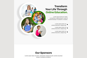 Online Education Landing Page