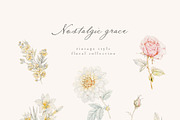 Vintage Floral Bundle, an Object Illustration by studioequinox (Thumbnail 57 of 65)