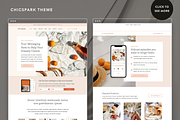 ChicSpark Elementor WordPress Theme, a WordPress Template by Bluchic (Thumbnail 2 of 6)
