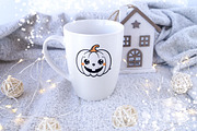 Cute Pumpkin Clipart, a Seasonal Illustration by Forhadx5 (Thumbnail 8 of 9)