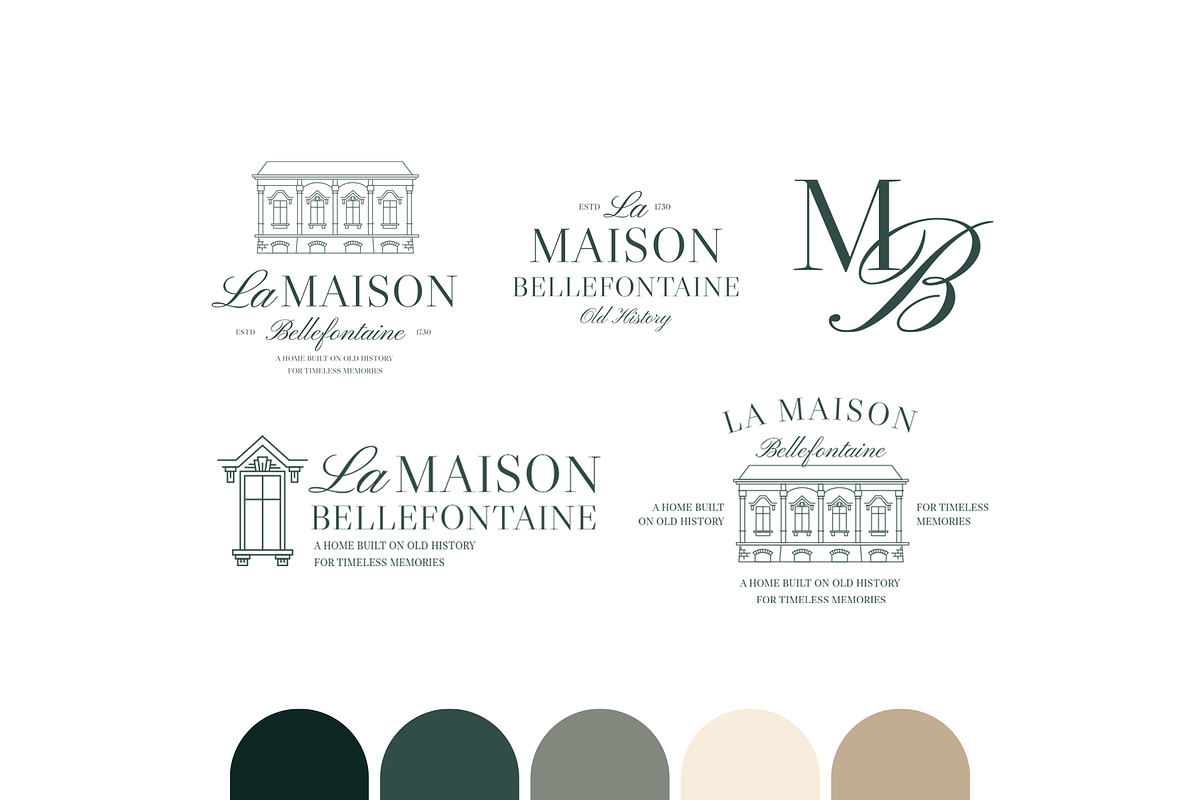 Old Money La Maison Logo Kit, a Branding & Logo Template by Headfonts (Photo 5 of 9)
