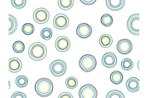Vibrant Abstract Doodle Circles