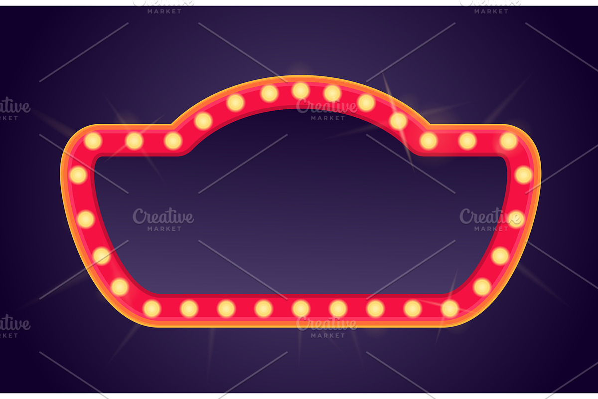 Bulb frame background. Light bulbs, an Object Illustration by Valerie Bodnar