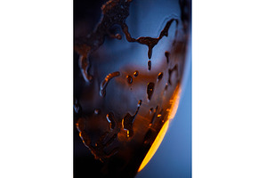An abstract close-up shot of water, an Abstract Photo by Rohan Photography