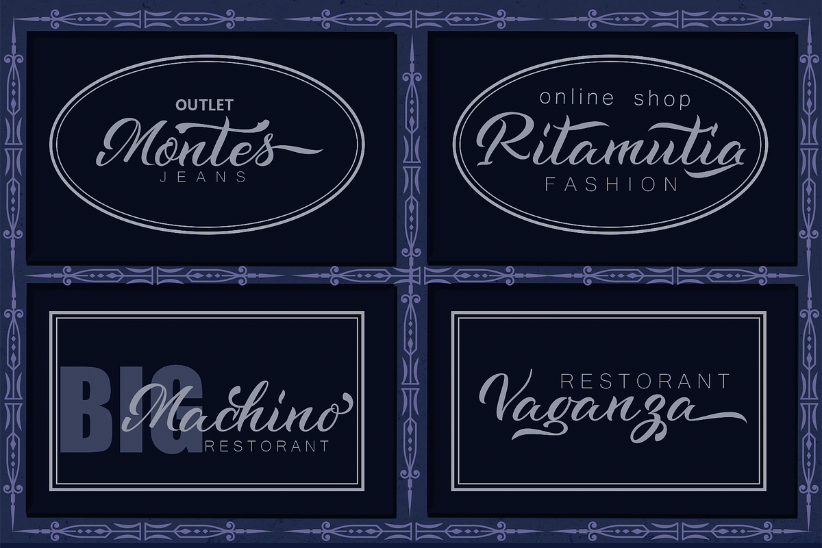 The Malagano, a Script Font by Deniz86 (Photo 4 of 12)