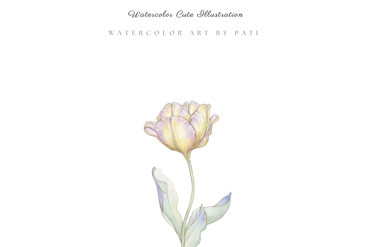 Vintage Floral Songbirds Clipart Set, a Decorative Illustration by Pati Paints (Photo 7 of 11)