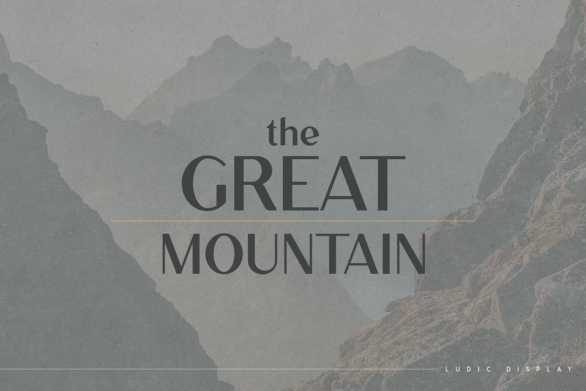 Ludic - Display Vintage Font, a Font by Only Fonts (Photo 3 of 10)
