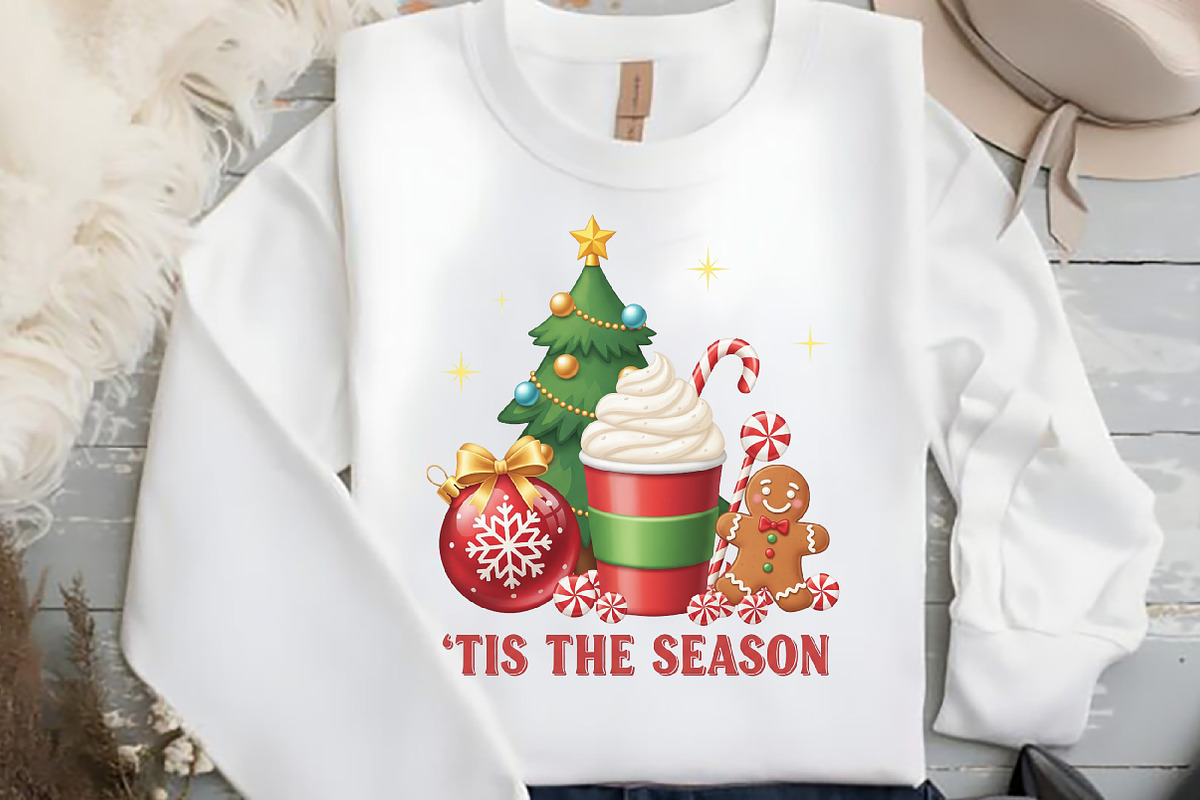 Tis the Season Christmas PNG, an Illustration by Black Bird Studio (Photo 2 of 4)