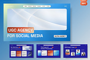 Modern UGC Agency Pitch Deck, a Presentation Template by FIBRINOSÄ (Thumbnail 2 of 7)