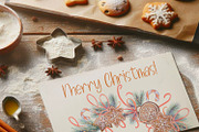 Christmas Cookies watercolor, a Food Illustration by Shabbypie (Thumbnail 2 of 12)
