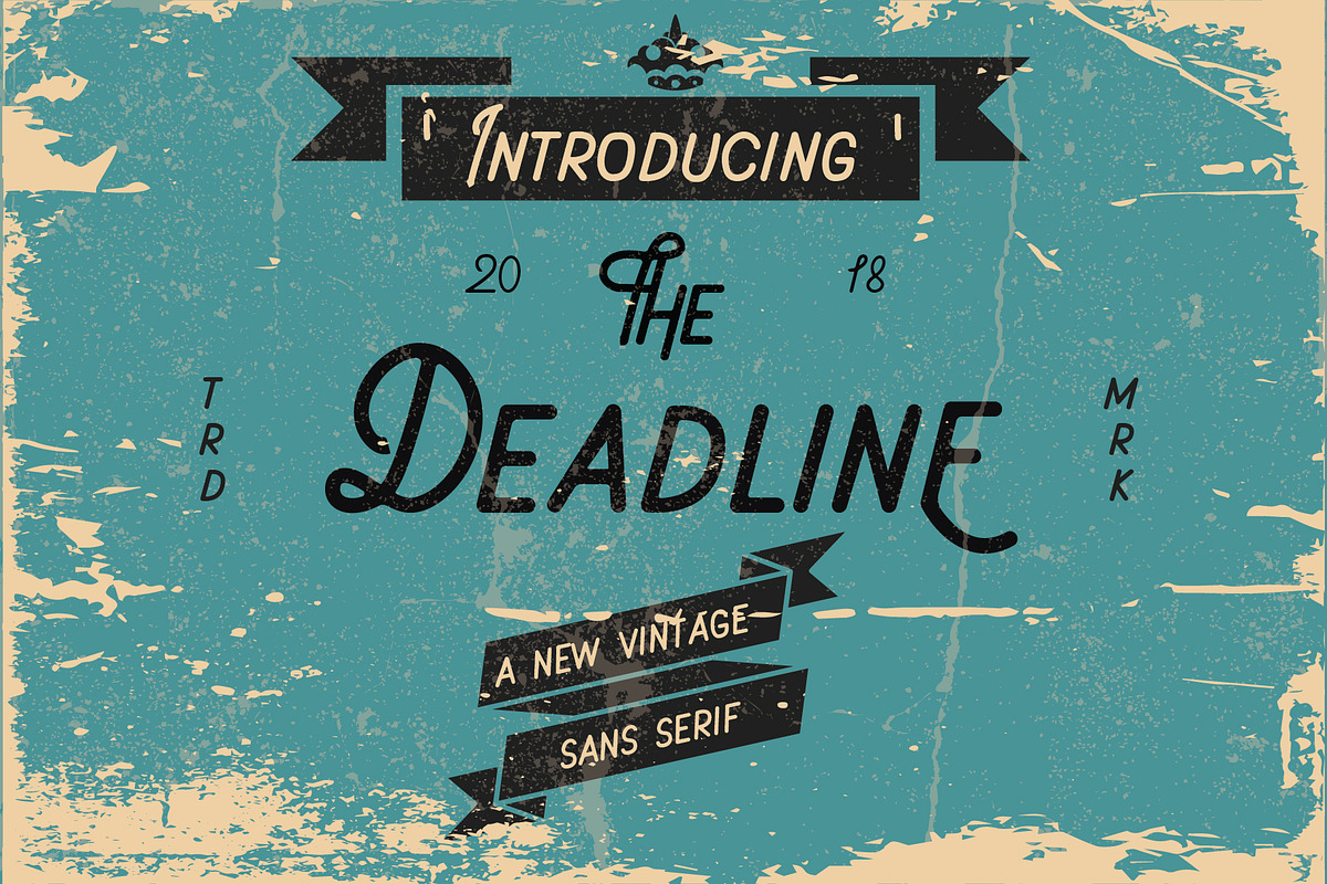 The Deadline - Vintage Sans Serif