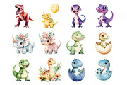 Dinosaur Clipart, an Illustration by Design Market (Thumbnail 3 of 3)