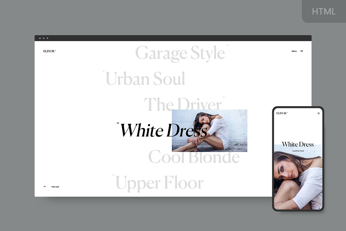 Elymor - Creative Portfolio Template, a HTML Template by ClaPat