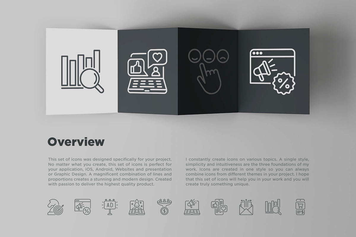 Digital Marketing Pixel Perfect Icon, an Outline Icon by Alex Blogoodf (Photo 2 of 10)