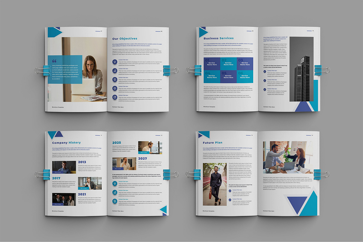 Company Profile Brochure Template, a Brochure Template by Uiparvin (Photo 5 of 5)