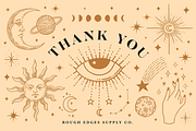 Celestial Art - Sun Moon Stars Space, a Texture Illustration by Rough Edges Supply Co. (Thumbnail 12 of 12)