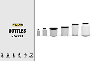 Bottles Mockup