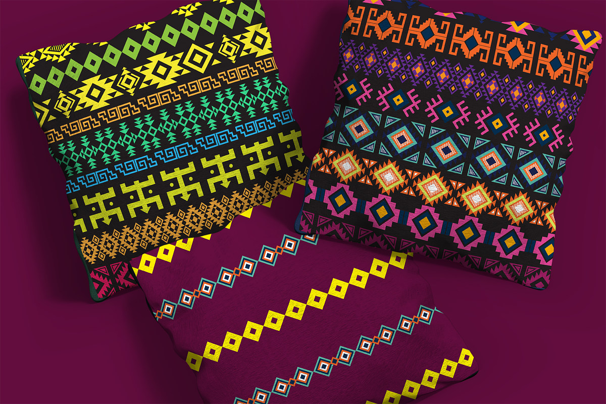 Tribal Illustrator Pattern Brushes, a Brush Add-On by ComelyPics Shop (Photo 4 of 7)