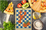 Food Mediterranean Retro Poster, an Illustration by Imaginary Party (Thumbnail 5 of 9)