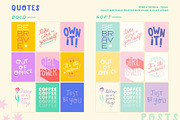 Fun Instagram Templates - Photoshop, a Social Media Template by Carole Chevalier (Thumbnail 14 of 17)