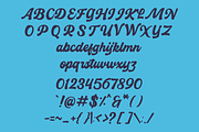 Derryl Citrus – 80s Script Fonts, a Script Font by Konstantine Studio (Thumbnail 3 of 3)