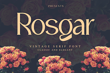 Rosgar - Vintage Display Serif