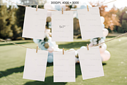 Hanging Cards Mockup, an Advertising Mockup by TatiMockup (Thumbnail 2 of 4)