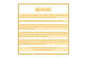 Baby Shower Invitation Template, an Invitation Template by SimoDigitalArt (Thumbnail 8 of 9)