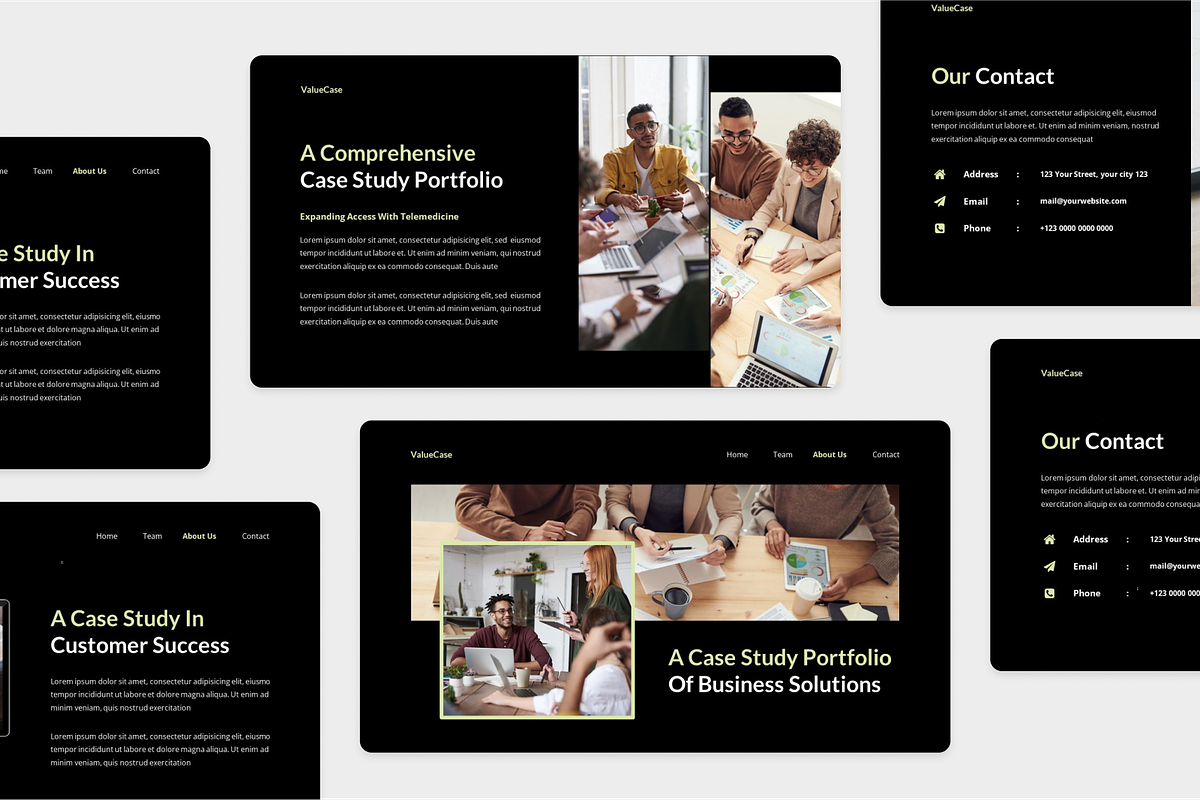 Case Study Presentation Powerpoint, a Presentation Template by Annora Studio (Photo 3 of 5)