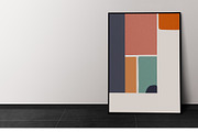 Geometric Abstract Mid Century Art, a Poster Template by Vibrand Studio (Thumbnail 9 of 11)