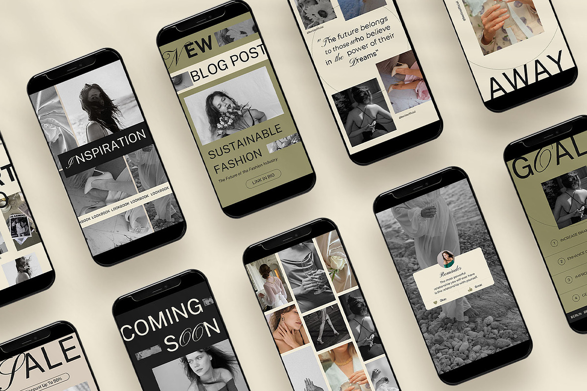 Berlin Social Media Canva Templates, a Social Media Template by Amaré Creative (Photo 12 of 13)