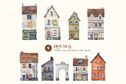 Blossoming Village, an Illustration by Watercolor by Tonia Tkach (Thumbnail 4 of 6)