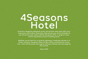 Tropical Sunday - Vintage Sans Serif, a Sans Serif Font by Mikhail Kitsune (Thumbnail 4 of 8)