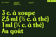c-samedi display typeface, a Sans Serif Font by Colosse Foundry (Thumbnail 6 of 6)