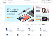 Ecom - Marketplace HTML template, a HTML Template by AliThemes (Thumbnail 2 of 5)