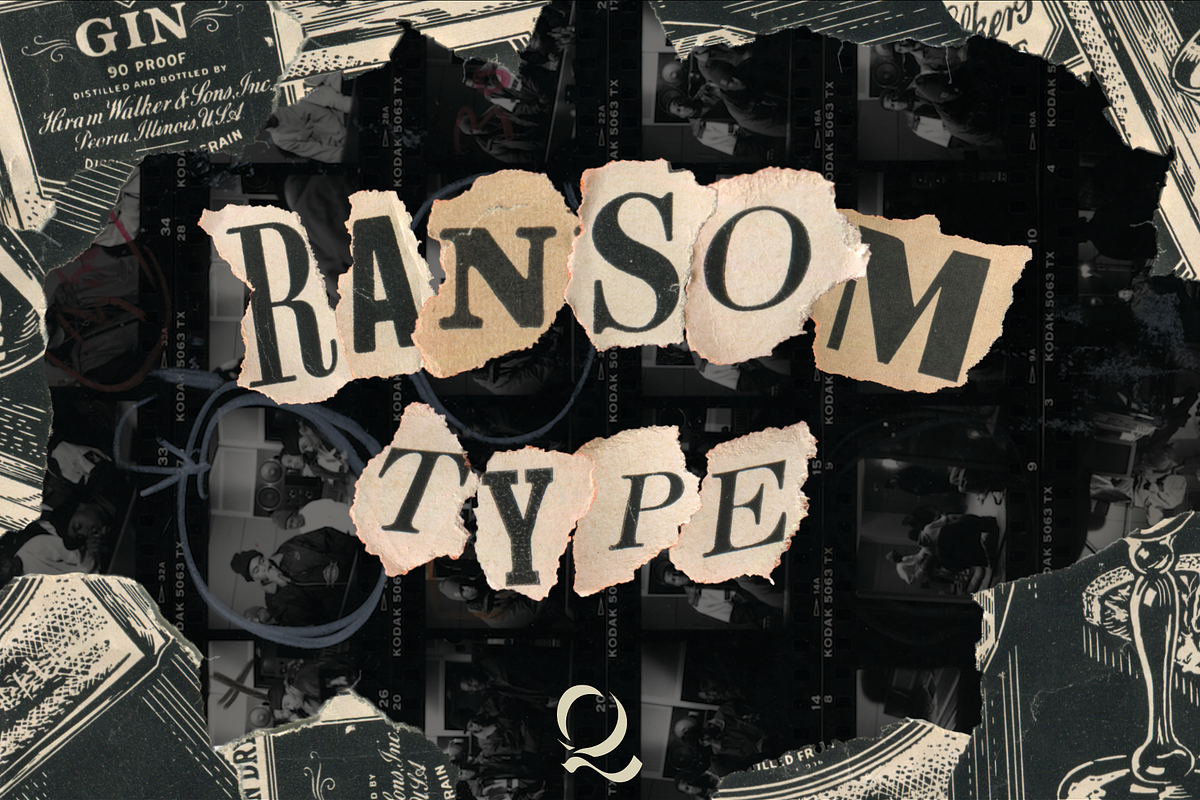 Vintage Ransom Note Alphabet, an Object Graphic by Quincy.dsgn